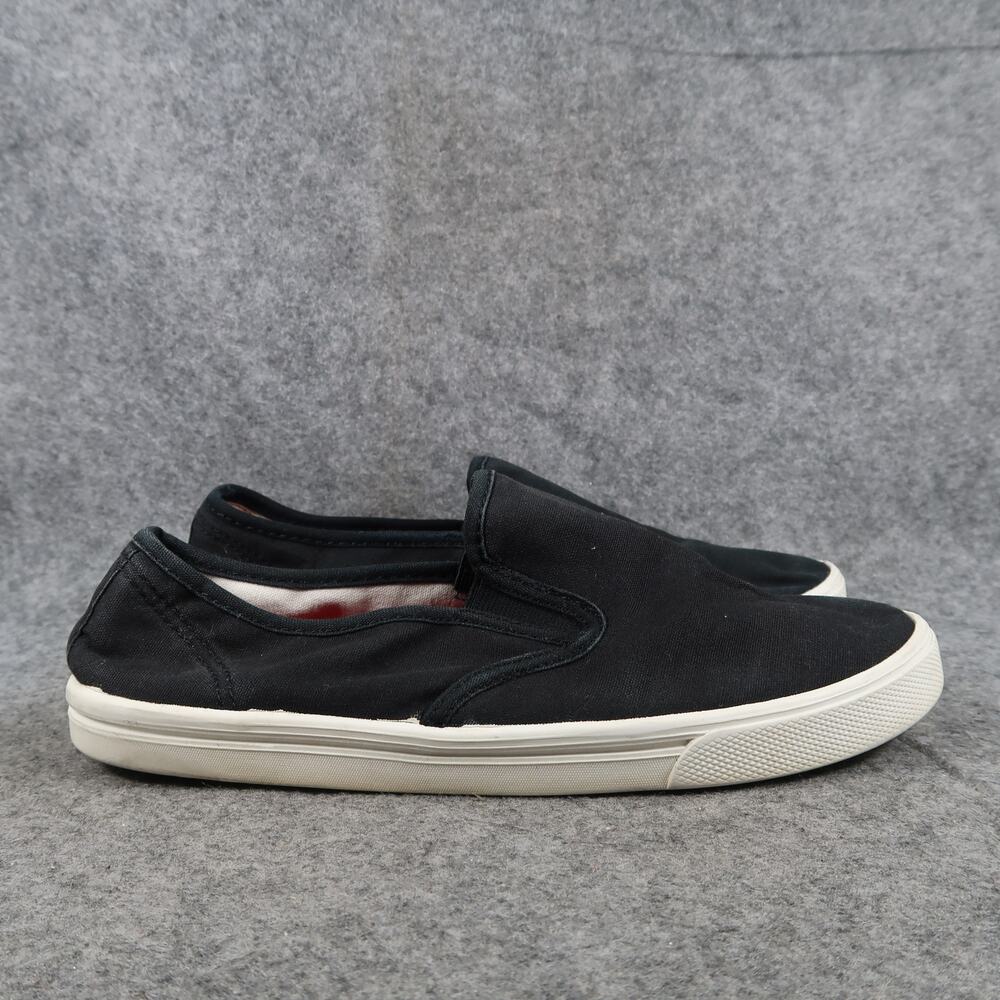 Wonder Nation Shoes Big Kids 6 Casual Sneakers Slip On Canvas Trainers Black